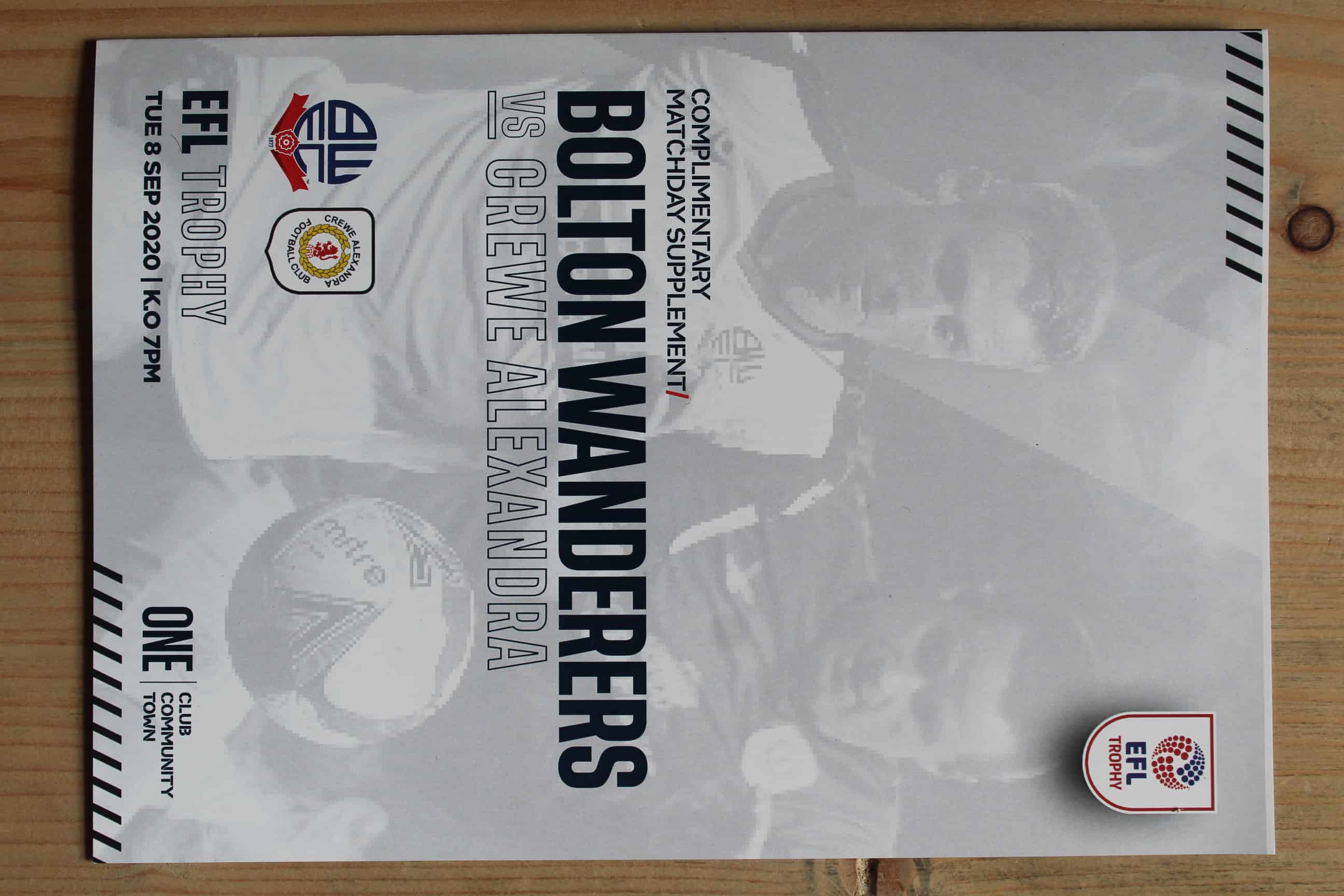 Bolton Wanderers FC v Crewe Alexandra FC